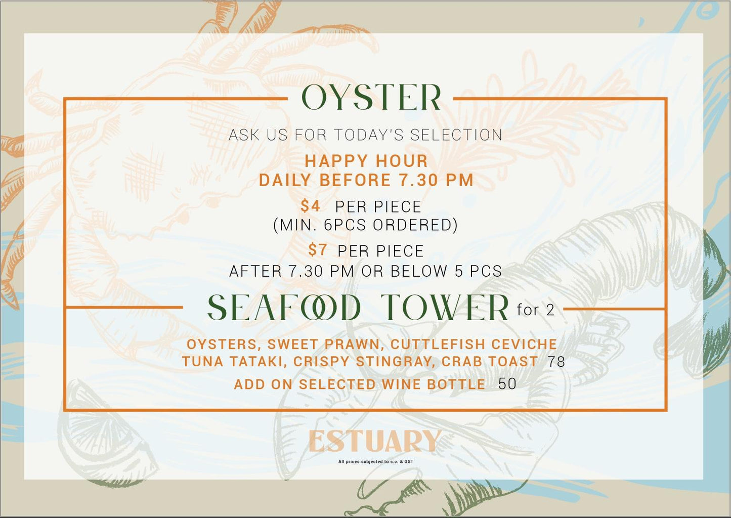 Oyster & Seafood Tower